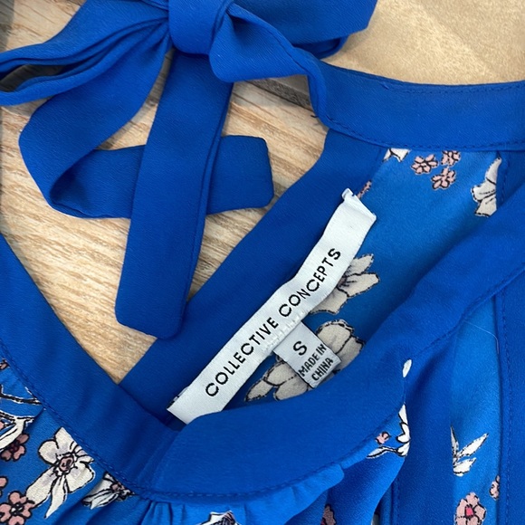 Collective concepts floral tank top blouse - Picture 4 of 5